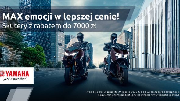 MAX emocji w lepszej cenie! Skutery z rabatem do 7000 zł