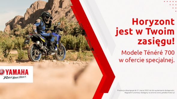 Horyzont jest w Twoim zasięgu – modele Tenere 700 w ofercie specjalnej!